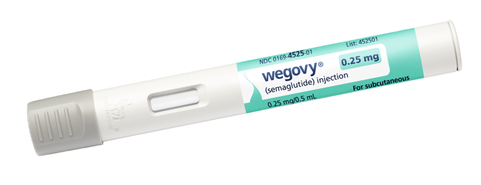 Wegovy high-dose pen with dose dial